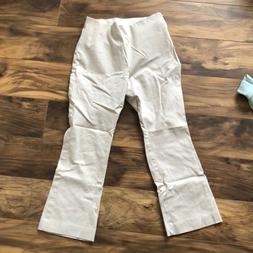 target elastic waist with side zipper khaki womens 4